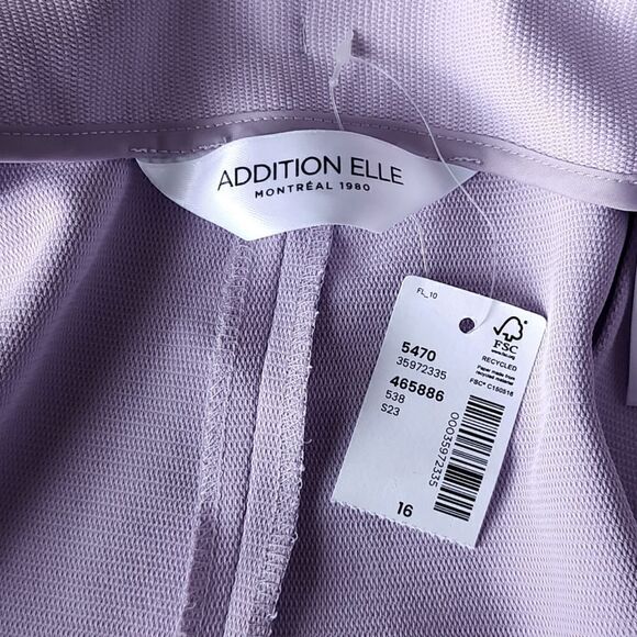 New With Tag Women's Size 16‎ Addition Elle High-Waisted Straight-Leg Pants - Picture 10 of 12